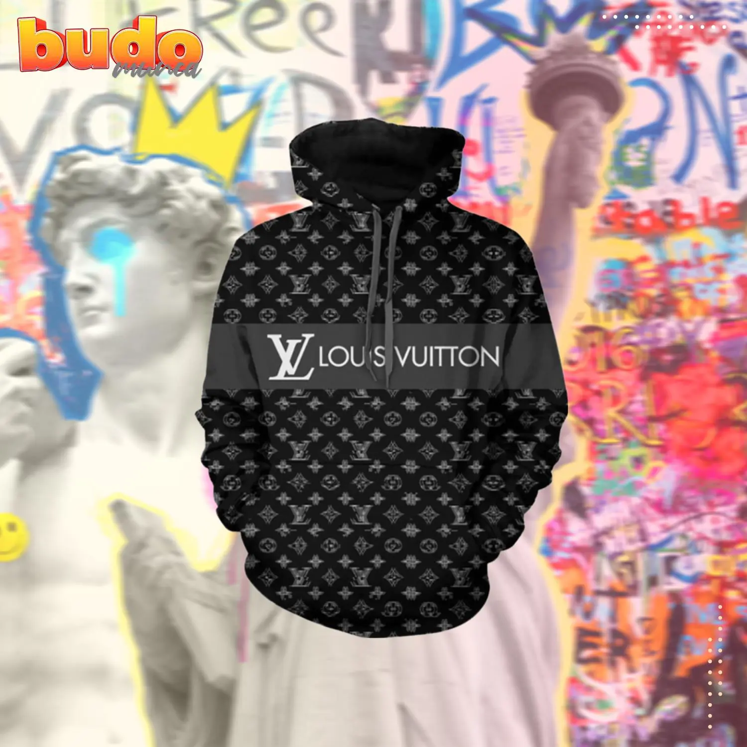 Louis vuitton amazing hoodie luxury brand clothing clothes outfit for men women - hot new